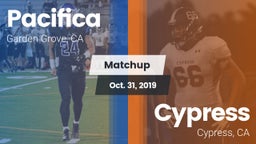 Matchup: Pacifica vs. Cypress  2019