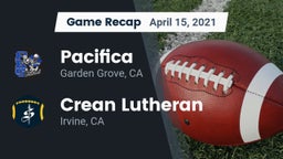 Recap: Pacifica  vs. Crean Lutheran  2021