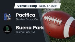 Recap: Pacifica  vs. Buena Park  2021