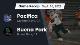 Recap: Pacifica  vs. Buena Park  2022