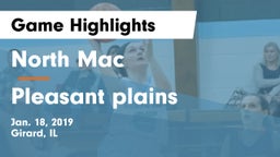 North Mac  vs Pleasant plains Game Highlights - Jan. 18, 2019