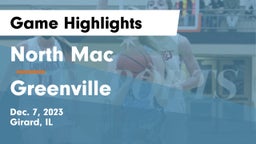 North Mac  vs Greenville  Game Highlights - Dec. 7, 2023