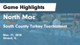 North Mac  vs South County Turkey Tournament Game Highlights - Nov. 21, 2018