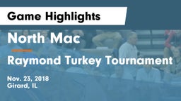 North Mac  vs Raymond Turkey Tournament Game Highlights - Nov. 23, 2018