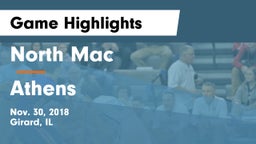 North Mac  vs Athens Game Highlights - Nov. 30, 2018
