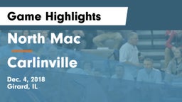 North Mac  vs Carlinville  Game Highlights - Dec. 4, 2018
