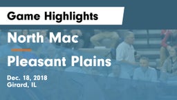 North Mac  vs Pleasant Plains Game Highlights - Dec. 18, 2018