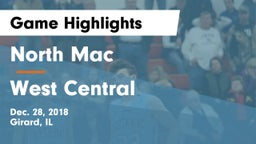 North Mac  vs West Central Game Highlights - Dec. 28, 2018