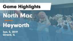 North Mac  vs Heyworth  Game Highlights - Jan. 5, 2019