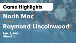 North Mac  vs Raymond Lincolnwood Game Highlights - Feb. 5, 2019