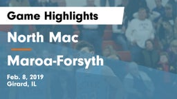 North Mac  vs Maroa-Forsyth  Game Highlights - Feb. 8, 2019