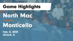 North Mac  vs Monticello  Game Highlights - Feb. 8, 2020