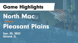 North Mac  vs Pleasant Plains  Game Highlights - Jan. 25, 2022