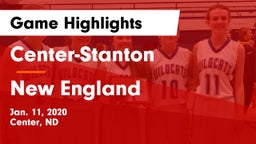 Center-Stanton  vs New England  Game Highlights - Jan. 11, 2020