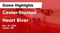 Center-Stanton  vs Heart River  Game Highlights - Dec. 22, 2020