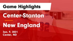 Center-Stanton  vs New England Game Highlights - Jan. 9, 2021