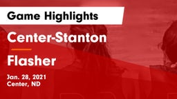 Center-Stanton  vs Flasher  Game Highlights - Jan. 28, 2021