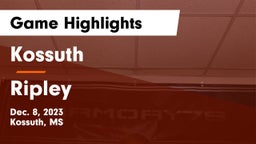 Kossuth  vs Ripley  Game Highlights - Dec. 8, 2023