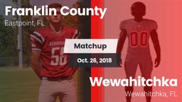 Matchup: Franklin County vs. Wewahitchka  2018