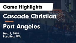 Cascade Christian  vs Port Angeles  Game Highlights - Dec. 5, 2018