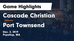 Cascade Christian  vs Port Townsend  Game Highlights - Dec. 2, 2019