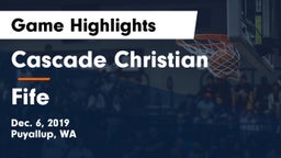 Cascade Christian  vs Fife  Game Highlights - Dec. 6, 2019