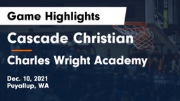 Cascade Christian  vs Charles Wright Academy Game Highlights - Dec. 10, 2021