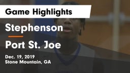 Stephenson  vs Port St. Joe  Game Highlights - Dec. 19, 2019