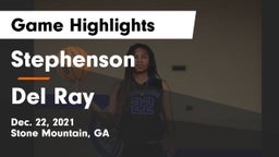 Stephenson  vs Del Ray Game Highlights - Dec. 22, 2021