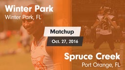 Matchup: Winter Park vs. Spruce Creek  2016