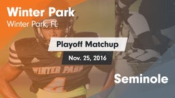 Matchup: Winter Park vs. Seminole 2016