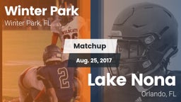 Matchup: Winter Park vs. Lake Nona  2017