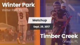 Matchup: Winter Park vs. Timber Creek  2017