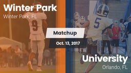 Matchup: Winter Park vs. University  2017