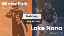 Matchup: Winter Park vs. Lake Nona  2018