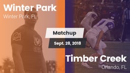 Matchup: Winter Park vs. Timber Creek  2018