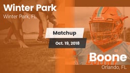 Matchup: Winter Park vs. Boone  2018