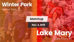 Matchup: Winter Park vs. Lake Mary  2018