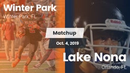 Matchup: Winter Park vs. Lake Nona  2019