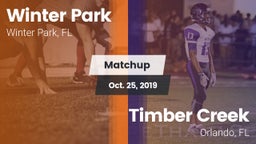 Matchup: Winter Park vs. Timber Creek  2019