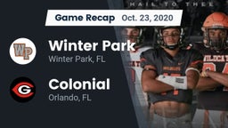 Recap: Winter Park  vs. Colonial  2020