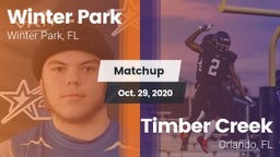 Matchup: Winter Park vs. Timber Creek  2020