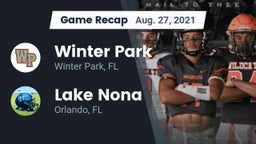 Recap: Winter Park  vs. Lake Nona  2021