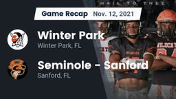 Recap: Winter Park  vs. Seminole  - Sanford 2021