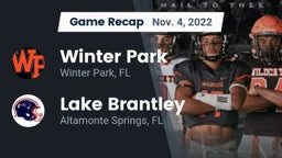 Recap: Winter Park  vs. Lake Brantley  2022