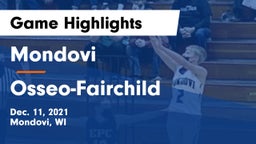 Mondovi  vs Osseo-Fairchild  Game Highlights - Dec. 11, 2021