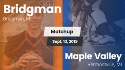Matchup: Bridgman vs. Maple Valley  2019
