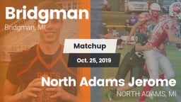 Matchup: Bridgman vs. North Adams Jerome  2019