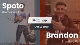 Matchup: Spoto vs. Brandon  2020