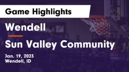 Wendell  vs Sun Valley Community Game Highlights - Jan. 19, 2023